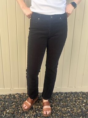Lands' End Black Corduroy Pants